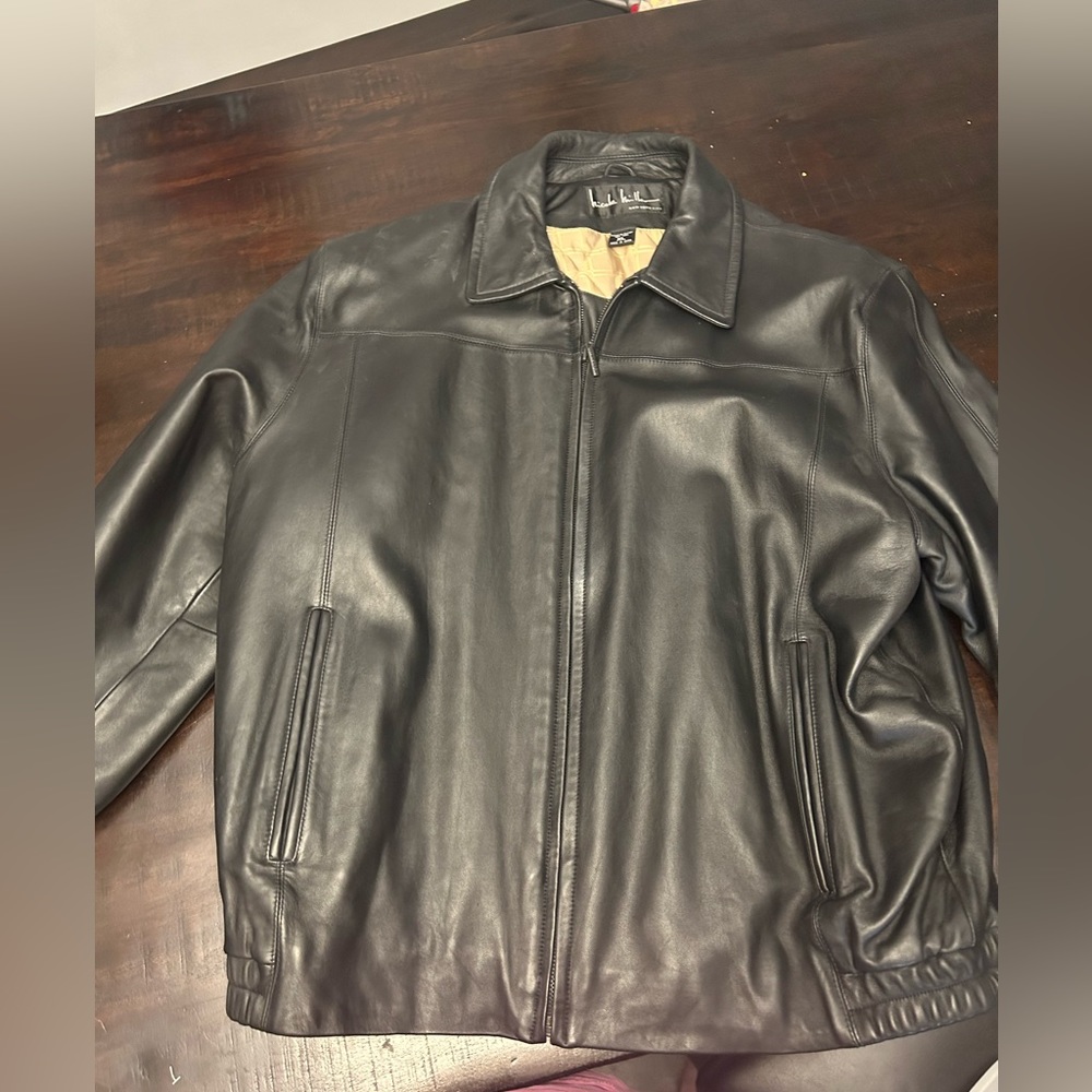 GENUINE LEATHER COAT